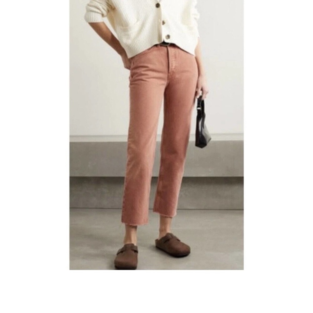 Re/Done Ankle Jeans in Soft Pink